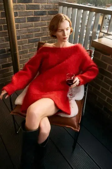 [ 미사용 새상품 ] Richmond Angora Sweater