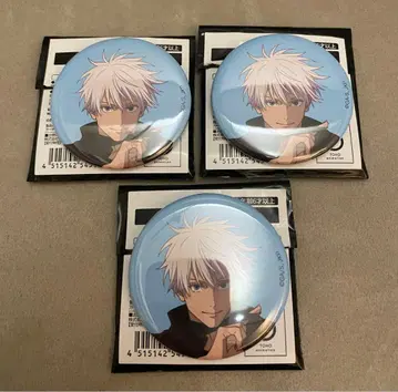 애니메이션 주술회전전 시부야 사건 고죠 사토루 트레이딩 캔뱃지 3개