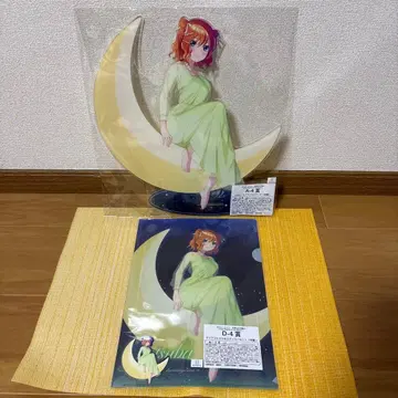 5등분의 신부 나카노 이츠하 캐릭터 복권 A-4상 & D-4상 세트