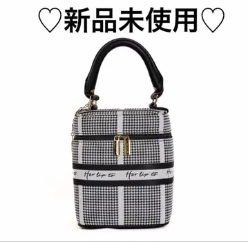 미개봉 새상품 Herlipto Jacquard Vanity Bag 블랙