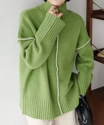 DISCOAT [ 앞뒤 2WAY ] 카가리 스티치 빅 풀오버