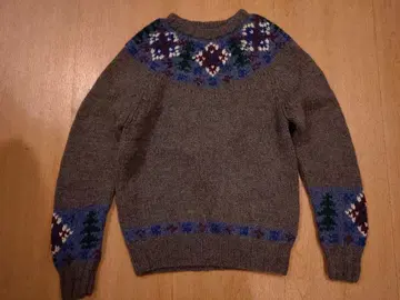 미국 빈티지 의류 랜드스 엔드 노르딕 울 니트 빈티지 usa