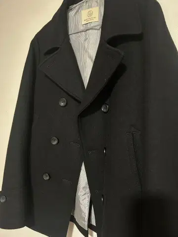 새상품급 BEAUTY&YOUTH 남성용 블랙 피코트 L