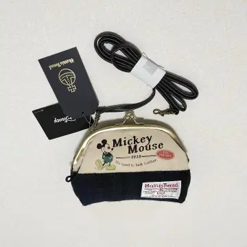 [ 미사용 ] 해리스 트위드 Harris Tweed 미키마우스 미니백