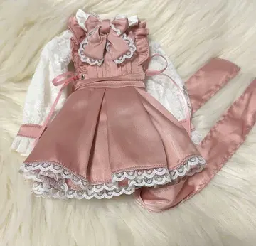 딜러제 MDD 1/4 인형 사이즈 리본 원피스 핑크 의류