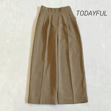 투데이풀 트윌 턱 트라우저스 36