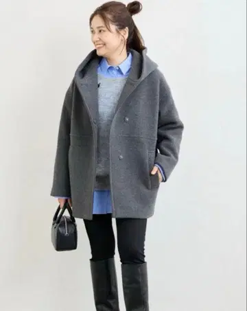 저널 스탠다드 슈퍼 140 모사 후드 코트 36 사이즈