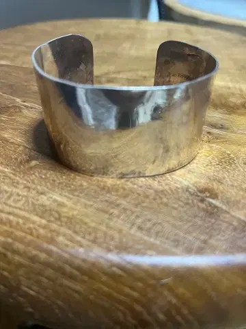 액세서리 마우 실버 뱅글 3cm