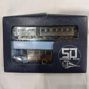도부 닛코선 개통 50주년 기념 금속 모형 세트