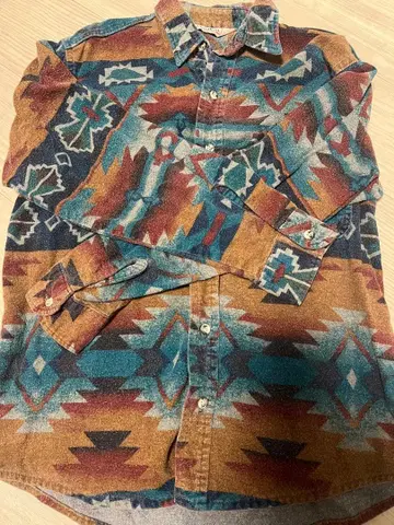 REDHEAD 네이티브 무늬 플란넬 플란넬 셔츠