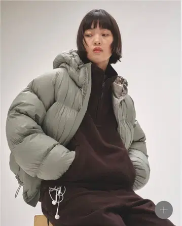 하프집 플리스 풀오버 미사용 새상품 다크 브라운