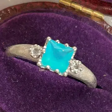 세이렌 아줄로 씨 블루 칼세도니 반지