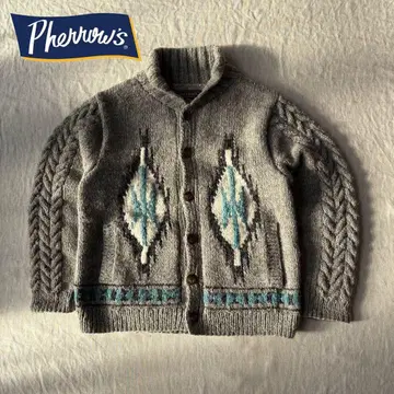 Pherrow's 페로우즈 카우친 가디건 그레이 네이티브 L