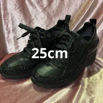 +diana 글리터 힐업 스니커즈 25cm