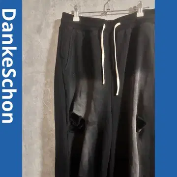 DankeSchon (단케 쇤) 데미지 맨투맨 와이드 팬츠