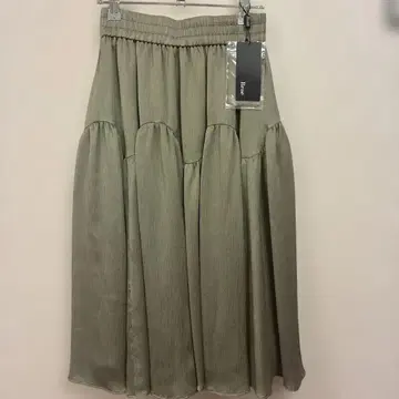 르네 그린 플레어 스커트 34