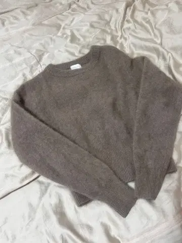 Green Label Relaxing 폭스 울 혼방 니트 스웨터