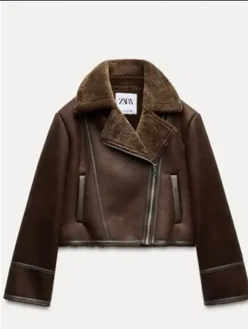 미사용 ZARA 무스탕 자켓 보아 자켓 자라 더블 페이스