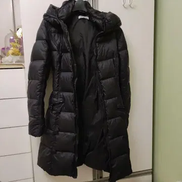 mouton 블랙 롱 다운 자켓