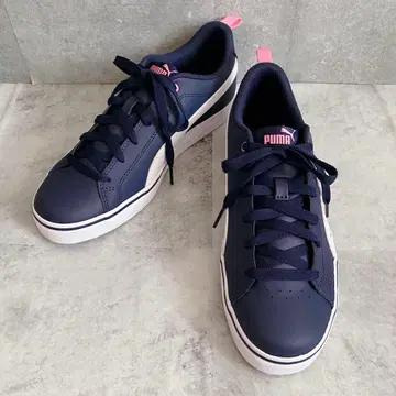새상품급 [ PUMA ] 24cm 네이비&핑크 스니커즈 브레이크 포인트