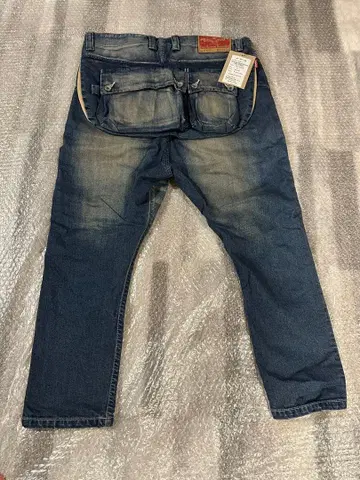 NATAL DESIGN G55 세미 배기 플랩 데님 팬츠 새상품!