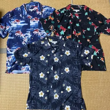 하와이안 셔츠 3종 세트