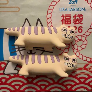 zoff 리사 라슨 안경 닦이 고양이 모양 보라색