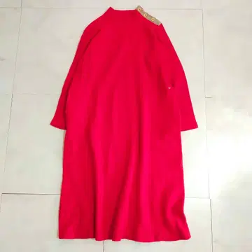 현행 45R 울 롱 원피스 레드