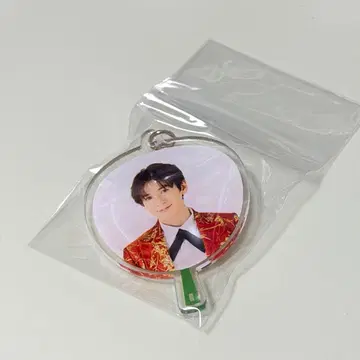 SHOW-WA 기념 복권 부채형 아크릴 키링 테라다 신지로 신짱