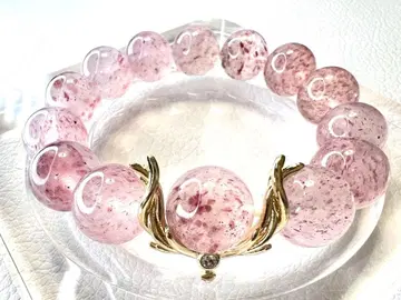 핑크 스트로베리 팔찌