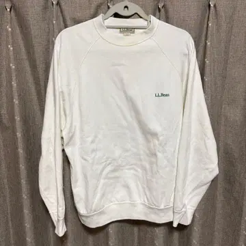 y121706 L.L.Bean 트레이닝복 화이트 긴팔 M