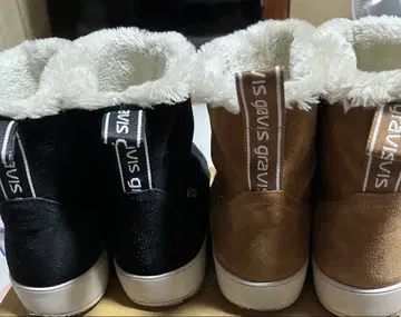 gravis 퍼 어그 부츠 블랙 브라운 25cm 배송비 포함