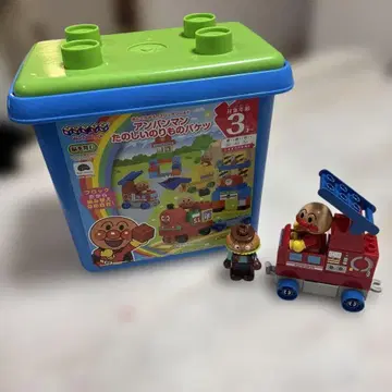 호빵맨 블록 즐거운 탈것 3세부터