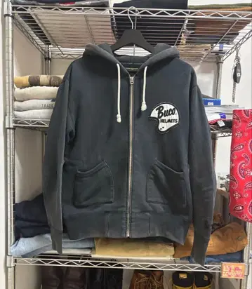 더 리얼 맥코이즈 부코 후드티 블랙 남성용