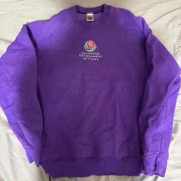 프룻 오브 더 룸 90s 맨투맨 보라색 madeinusa