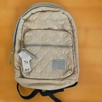 새상품 아놀드 파머 퀼팅 백팩 베이지