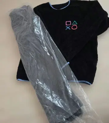GU 미사용 새상품 PlayStation 플리스 룸웨어 블랙