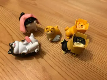 시바구라시 5개 세트 시바견 캡슐 토이