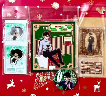 진격의 거인 리바이 아크릴 스탠드 캔뱃지