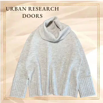 새상품급 URBAN RESEARCH DOORS 그레이지 터틀넥 스웨터