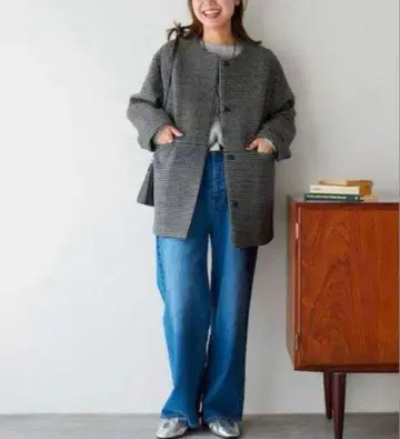 JOURNAL STANDARD 슈퍼 파인 비버 크루넥 코트