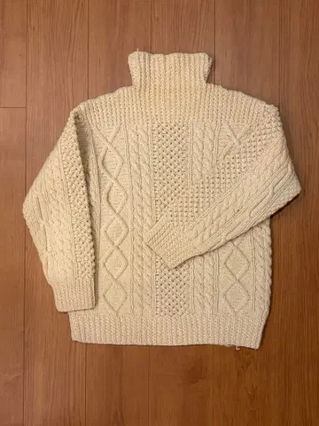 피셔맨 니트 아란 니트 빈티지