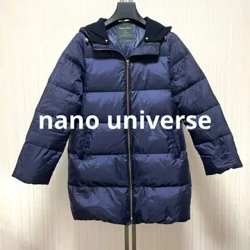 나노 유니버스 니시카와 다운 콜라보 다운 자켓 후드 경량