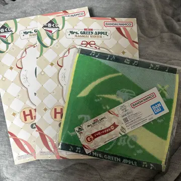 Mrs. GREEN APPLE A4 클리어 파일 & 스티커