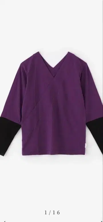 SOU SOU 누키에리 지반 치가이소매 카키츠바타색 x 누레바색