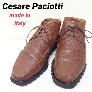 체사레 파치오티 이탈리아제 처카 부츠 브라운 가죽 신발