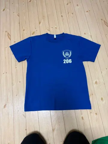 키사라즈 종합 클래스 T셔츠 206 파랑 M 사이즈