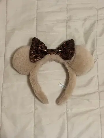 미키 귀 머리띠 베이지