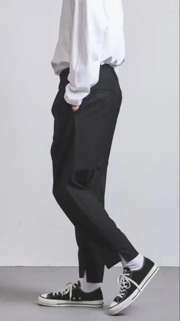 EN ROUTE 앙루트 울 폴리에스테르 트로피컬 하이웨스트 2 플리츠