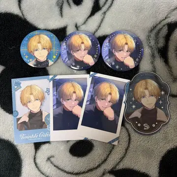 엑스알비오 니지산지 윈터 데이트 폴라로이드풍 카드 캔뱃지